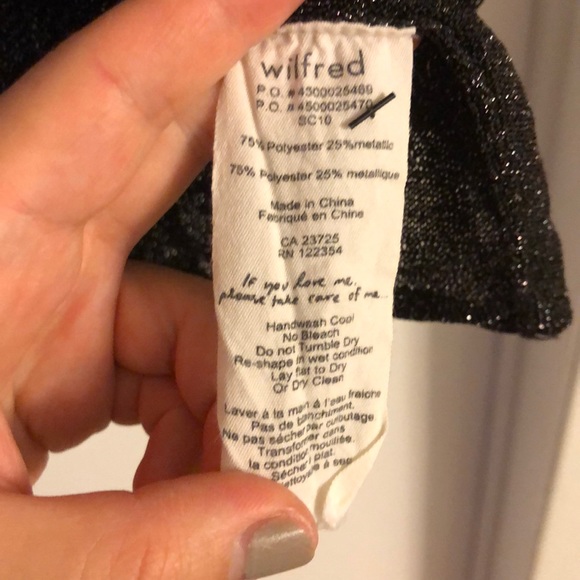 Aritzia Wilfred free metallic cardigan - Picture 3 of 6